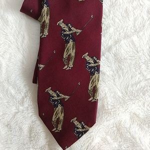 Vintage Robert Talbott golf tie
